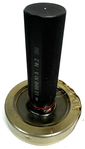قالب قياس الحد LG 90H8 N1 A رقم 2 قالب قياس الخيوط قالب اختبار Ø 90mm x 20mm