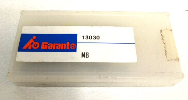 3 x Garant 13030 M8 HSS Метчик, сверло, резьба