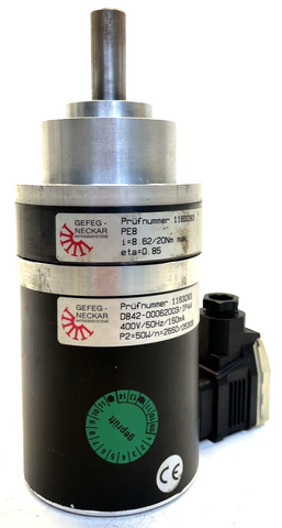 محرك AC NECKAR D842-0062003 + علبة تروس i=8.62 محرك D842 | 400V N2650/05308 rp