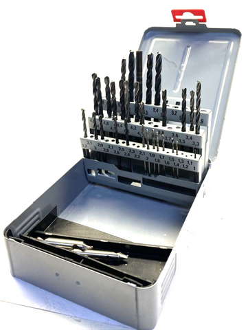 GARANT Spiral Drill Bit Set 1-6x0.1mm Spiral Drill Bit Set 1-6 x 0.1 mm Drill Bit Case