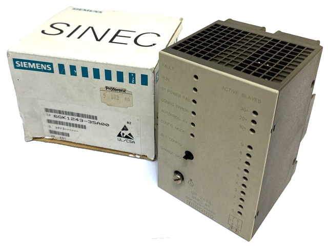 Siemens SINEC 6GK1243-3SA00 коммуникационный процессор, процессор E:01