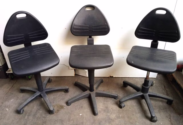 3 x Bimos Stühle Arbeitsstuhl Drehstuhl Bürostuhl