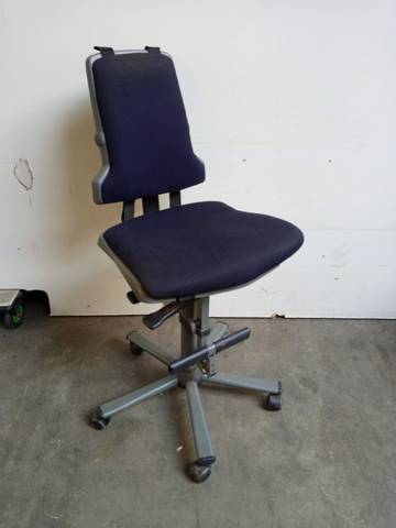 Bimos Swivel Chair 9821S Factory Chair Work Swivel Chair with Casters and Step Assist