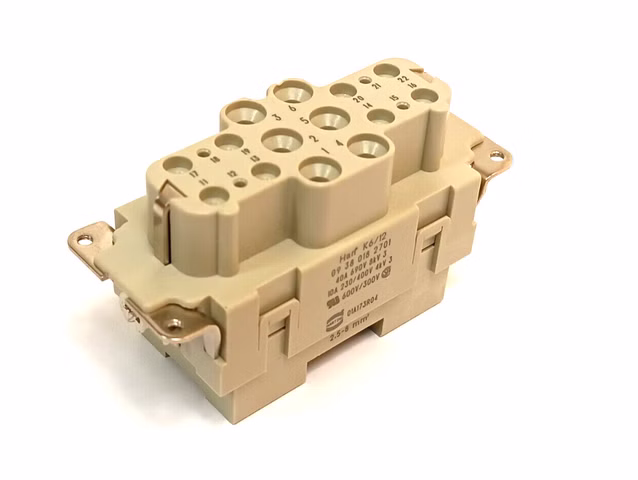 Harting Han K6/12 Socket Insert 600V/300V Plug 40A K6 12
