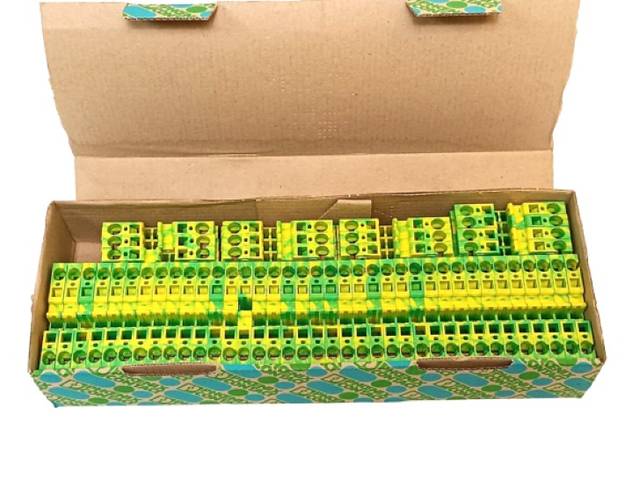 50x Phoenix Contact ST 6-PE Protective Conductor Terminal Block 3031500 | 30 31 50 0