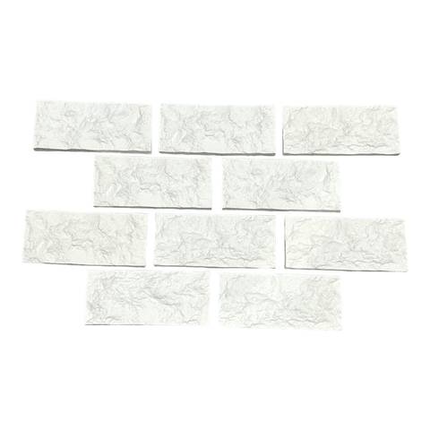 48m² Stone Design Decor Riemchen White Mini Cladding Natural Stone Tiles