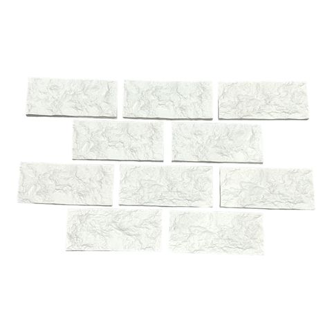 36m² Stone Design Decor Riemchen White Mini Cladding Natural Stone Tiles