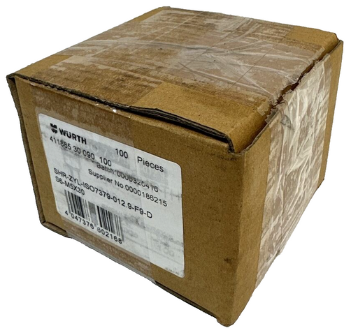 Würth 411885 30 090 SHR-ZYL-ISO7379-012.9-F9-D Cylinder head screw approx. 70 pieces