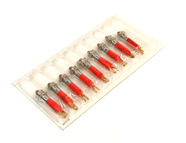 9x مورا إليكترونيك 71405 وحدة عرض LED حمراء LED-Anzeige 71405