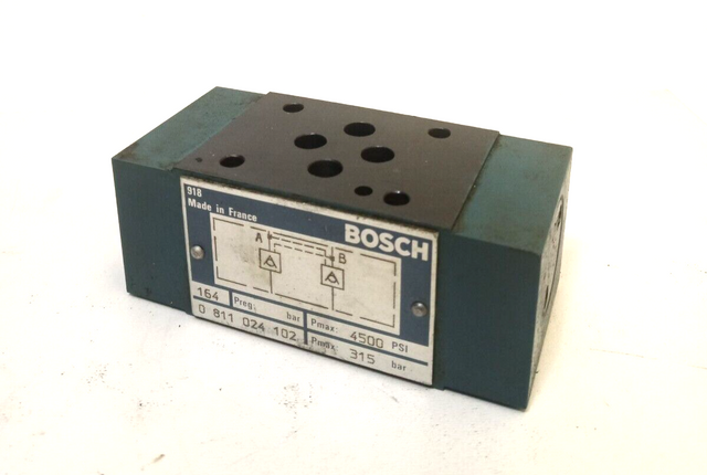 Bosch Rexroth 0 811 024 102 Check Valve, Check / Valve, Pmax 315 bar