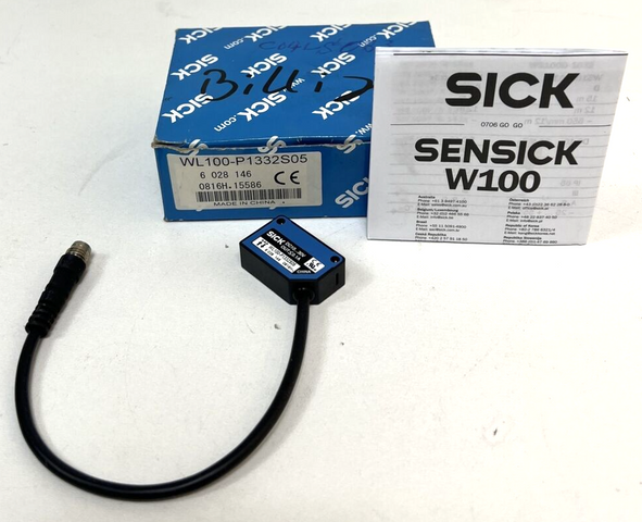 Sick WL100-P1332S05, 6 028 146 фотоэлектрический датчик светового барьера