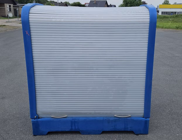 Asecos PE-Depot Gefahrstoffdepot Gefahrstofflager Rolljalousie