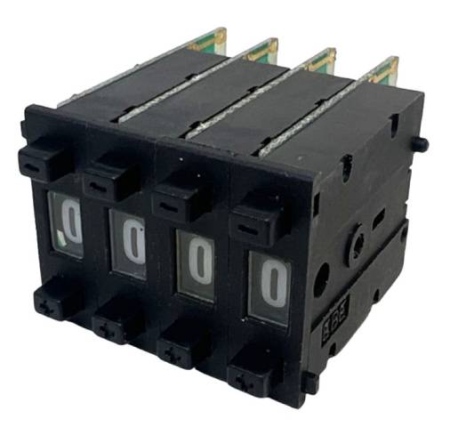 4 x Pulse Counter, Counter, Counter, Total Counter, Switch, 302-001A
