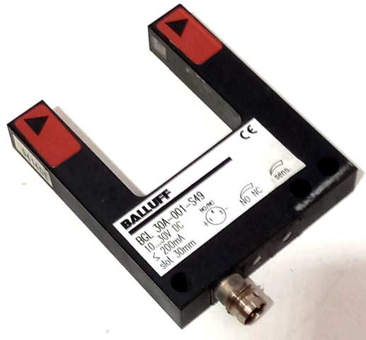 Balluff BGL0016 Fork Light Barrier BGL 30A-001-S49 Balluff 10-30V DC