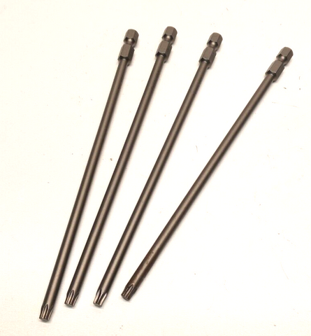 4x Torx Blade Sharp E 6.3mm Extra Long 1/4" Hexagon TX 30/152 mm Torx® MZ