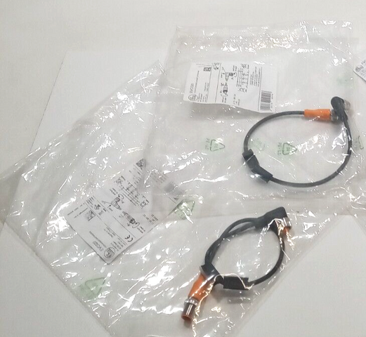 2x Ifm EVC020 VDOAH043MSS00,3H04STGH040MSS Connecting Cable EVC 020