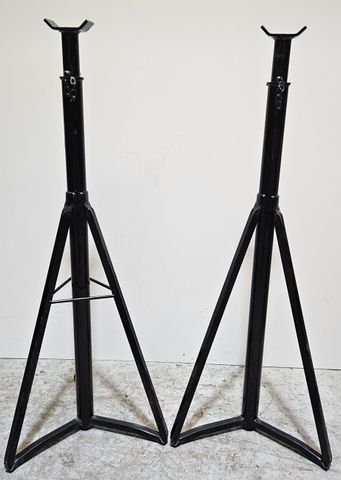 2 x Jack Stand 2.5 Tons Steel Supports RCSHS2 black