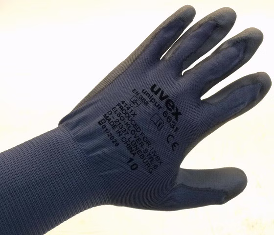 10 Paar Uvex unipur 6631 Schutzhandschuhe Arbeitshandschuhe Gr. 10/XL
