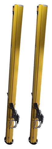 2x SICK PU3H24-00000000 Safety light curtain PU3H24 device protection M40E-034003RB0