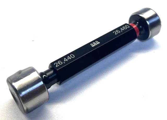 ARA Grenzlehrdorn Ø26,440 mm Ø26,460 mm Lehrdorn Prüfmittel Prüfdorn