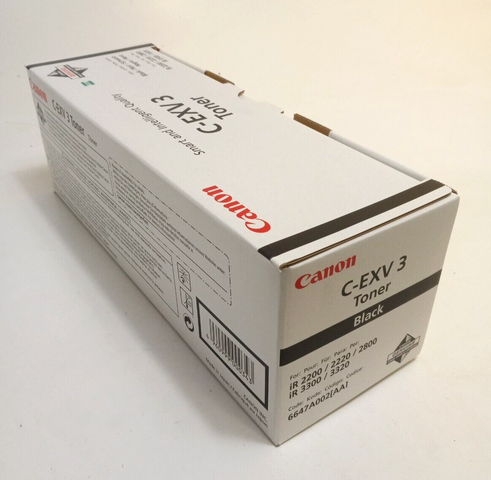 Canon C-EXV 3 Black Toner iR 2200, iR 2200i, iR 2800, iR 3300, iR 3300i