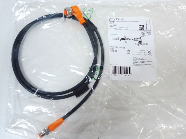 Соединительный кабель ifm EVC247, 1 м, разъём M8/M12 VDOAH030MSS0001H03STGF030MSS