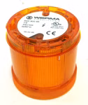 WERMA 643 300 55, LED-Dauerlichtelement, Signalleuchte, 24V, AC/DC, Orange