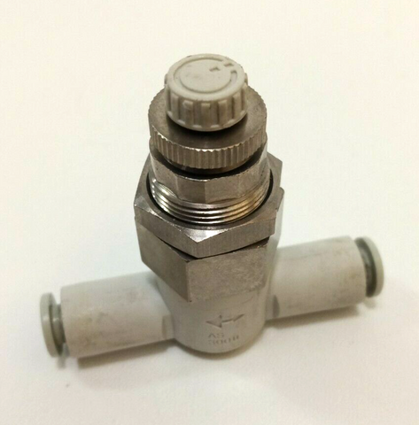 Редукционный дроссельный клапан SMC AS3001F (проход Ø 6 mm) Дроссельный клапан Ø6 mm