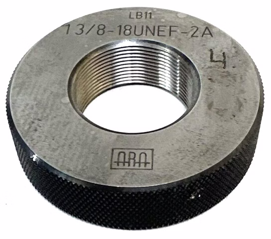 ARA Lehrring 13/8-18UNEF-2A Gewindelehrring | innen Ø33mm außen Ø71mm