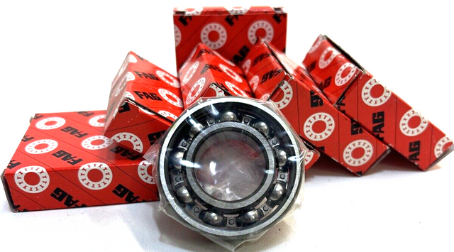 6x FAG 6205-C Ball Bearings 25 x 52 x 15 mm Ball Bearings 6205C Open Oiled 6205