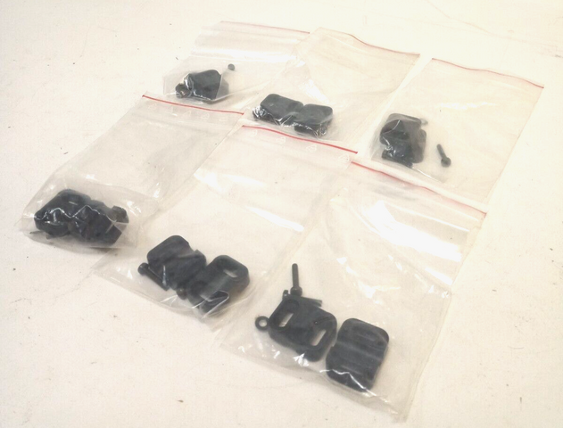 6 x IFM E10014 EFECTOR Mounting Clamp, Mounting / Clamp Black NEW