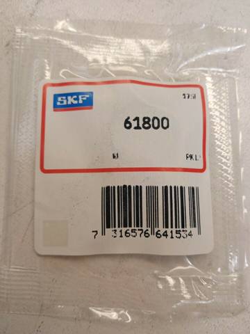 4x SKF 61800 single row ball bearings