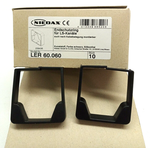 Niedax End Protection Ring Type: LER 60.060 (10 Pieces) NEW/OVP