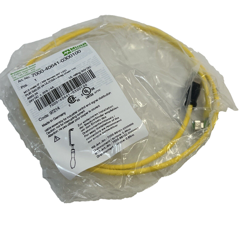 1 m Murr Elektronik 7000-40641-0300100 موصل M12 كابل مستشعر-مشغل PUR 3x0.25