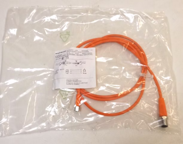 [EUR13,33/m] 2x IFM EVT241 Verbindungsleitung, Verbindungskabel, 1,5 m Kabel