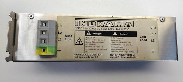 Indramat NFD 02.1-480-008 3xAC 480V 8A