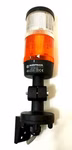 Werma Signalleuchte / Blitzleuchte 840 080 00 inkl. Halterung Weiß/Orange