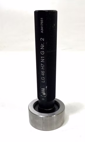 Grenzlehrdorn LG 46 H7 N1 G Prüfdorn Gewinde Lehrdorn Ø 46mm x 20mm | LG46H7N1 G