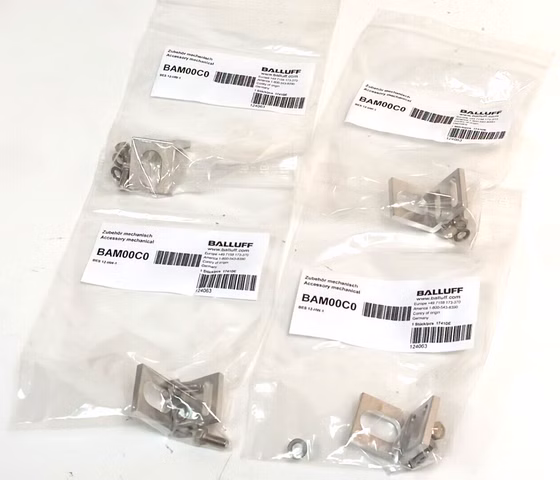 4x Balluff BAM00C0 Mounting bracket BES 12-HW-1 Haltewinkel
