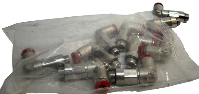 10x B-WEdI-6-1/8-MSv Push-in Fitting | 03190400 | Fitting