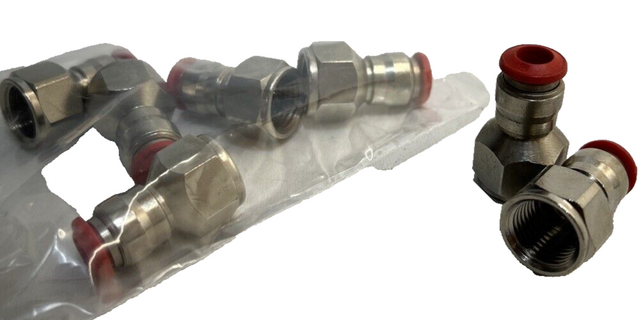 7 шт. Прямой резьбовой фитинг B-GA-6-1/4-MSv | BGA614MSV