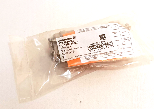 Weidmüller 1745850000 HDC HE 24 MT Connector Connector