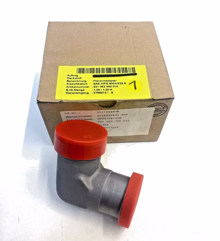 HANSA FLEX Hydraulik SAE-90° Flansch-Adapter 24°, WFG-6004/S38