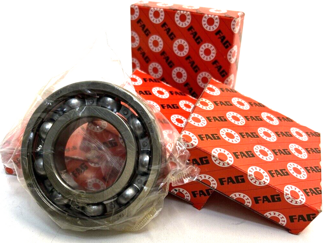 4x FAG Radial Ball Bearings 6208-C-C3 40x80x18 mm Open
