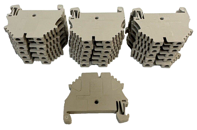 19 x Weidmüller WDU 2.5N Terminal Block Clamp 440V 2.5mm² | WDU2.5N