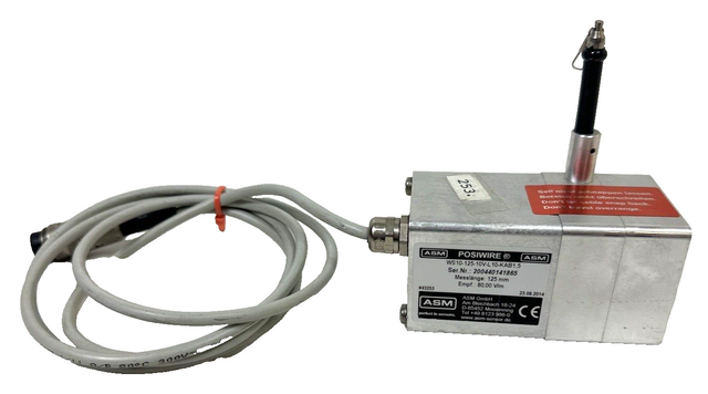ASM Posiwire WS10-125-10V-L10-KAB1.5 Position Sensor Cable Length: 125mm