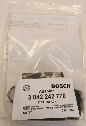 Bosch Adapter 3842242770 SI38 Simple Industry Spare Part