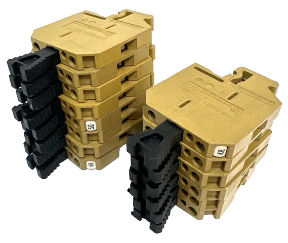 14x Weidmüller Type SAKC 4 Terminal Block Terminal Gr.C 380V~