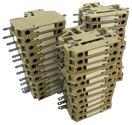 35x Weidmüller Type SAKR Terminal Block Terminal Gr.C 380V~ 4mm²
