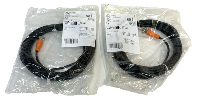 2 x соединительный кабель IFM electronic EVS002 ADOGH030ZDB0005E03